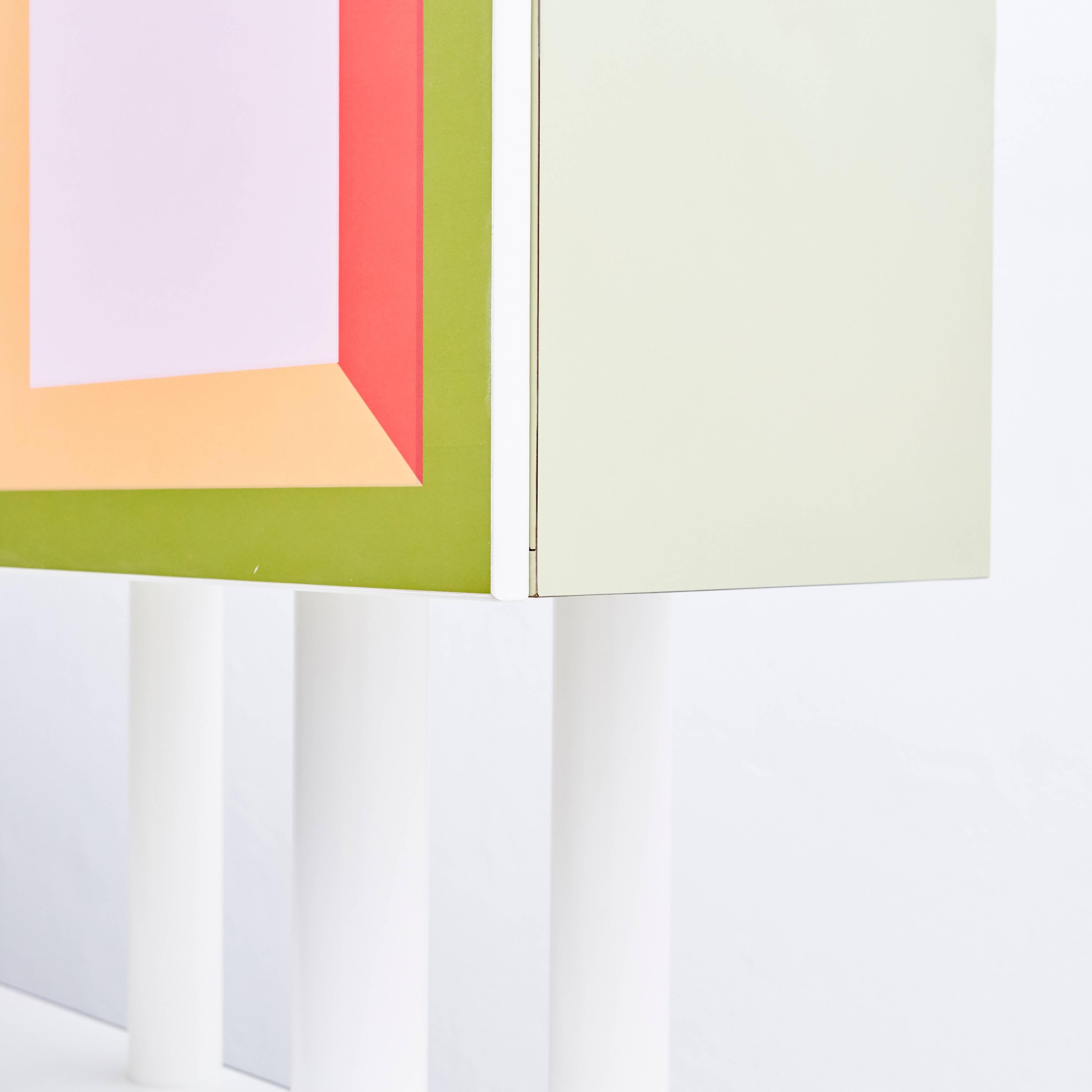 Laminated Ettore Sottsass Rare Limited Edition Piccoli Libri Cabinet, 1992