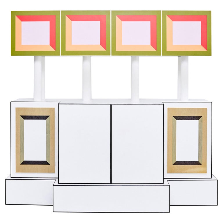 Ettore Sottsass for Design Gallery Milano limited-edition Piccoli Libri cabinet, 1992