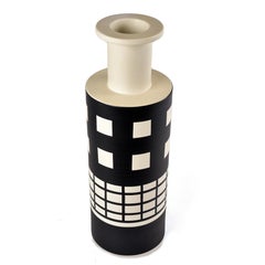 Ettore Sottsass, Vaso "Rocchetto" 'C. 1980', Bitossi Ceramiche