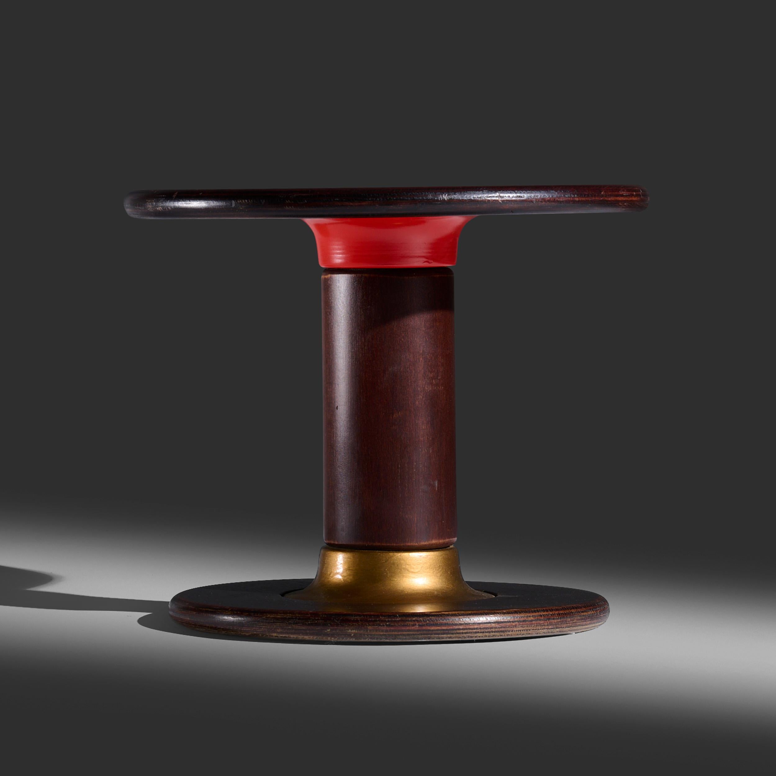 Ettore Sottsass Rocchettone table model no. T36, ca. 1965 for Poltronova, Italy Bon état - En vente à Skokie, IL