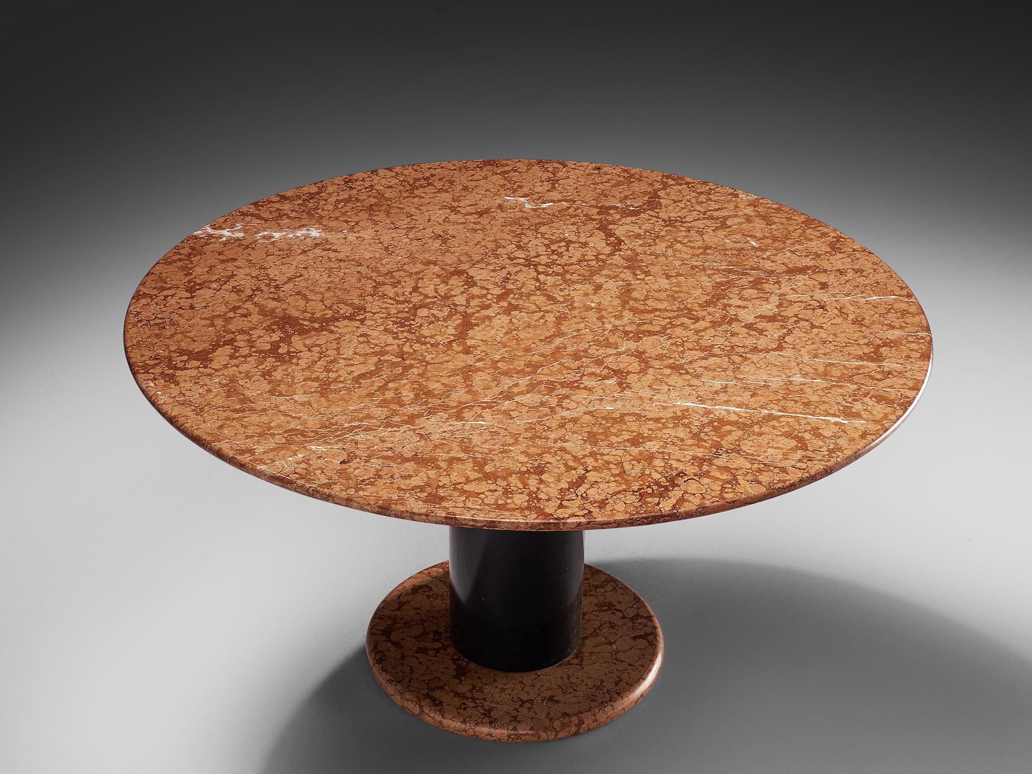 rose marble dining table