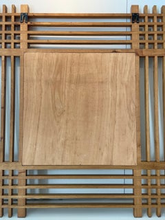 Ettore Sottsass Santambrogio E De Berti Oak Wood Mirror, Italy, 1959