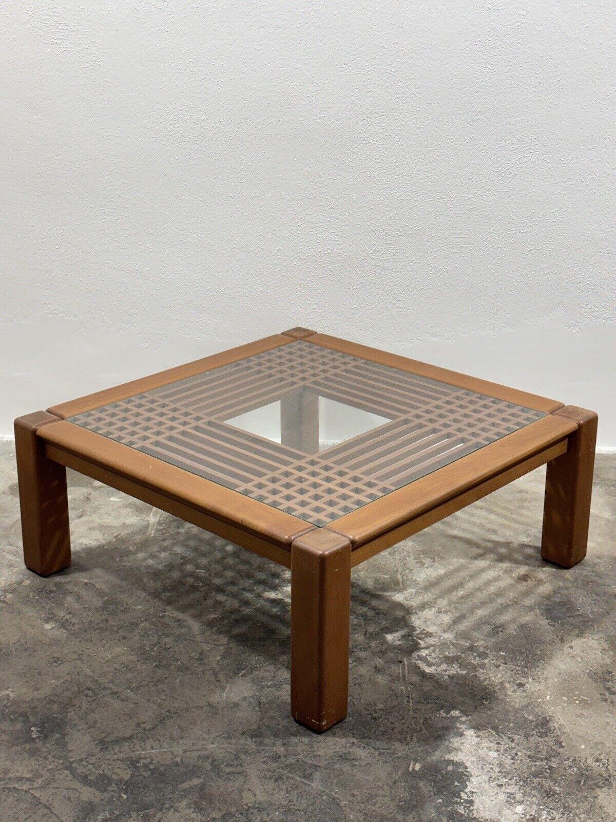 Bois Table basse Ettore Sottsass Sant'Ambrogio et De Berti, 1970 en vente