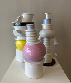 Ettore Sottsass Set of Three ‘Nilo’, ‘Euphrates’ and ‘Tigris’ Vases