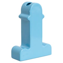 Ettore Sottsass Shiva Capsule Limited Edition Blue Vase 127/999