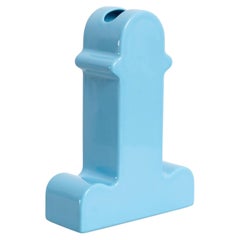 Ettore Sottsass Shiva Capsule Blaue Vase 142/999, limitierte Auflage
