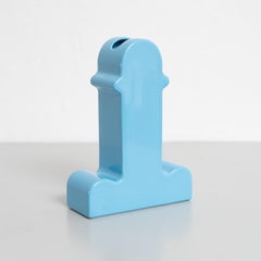 Vaso blu in edizione limitata Ettore Sottsass Shiva Capsule 158/999