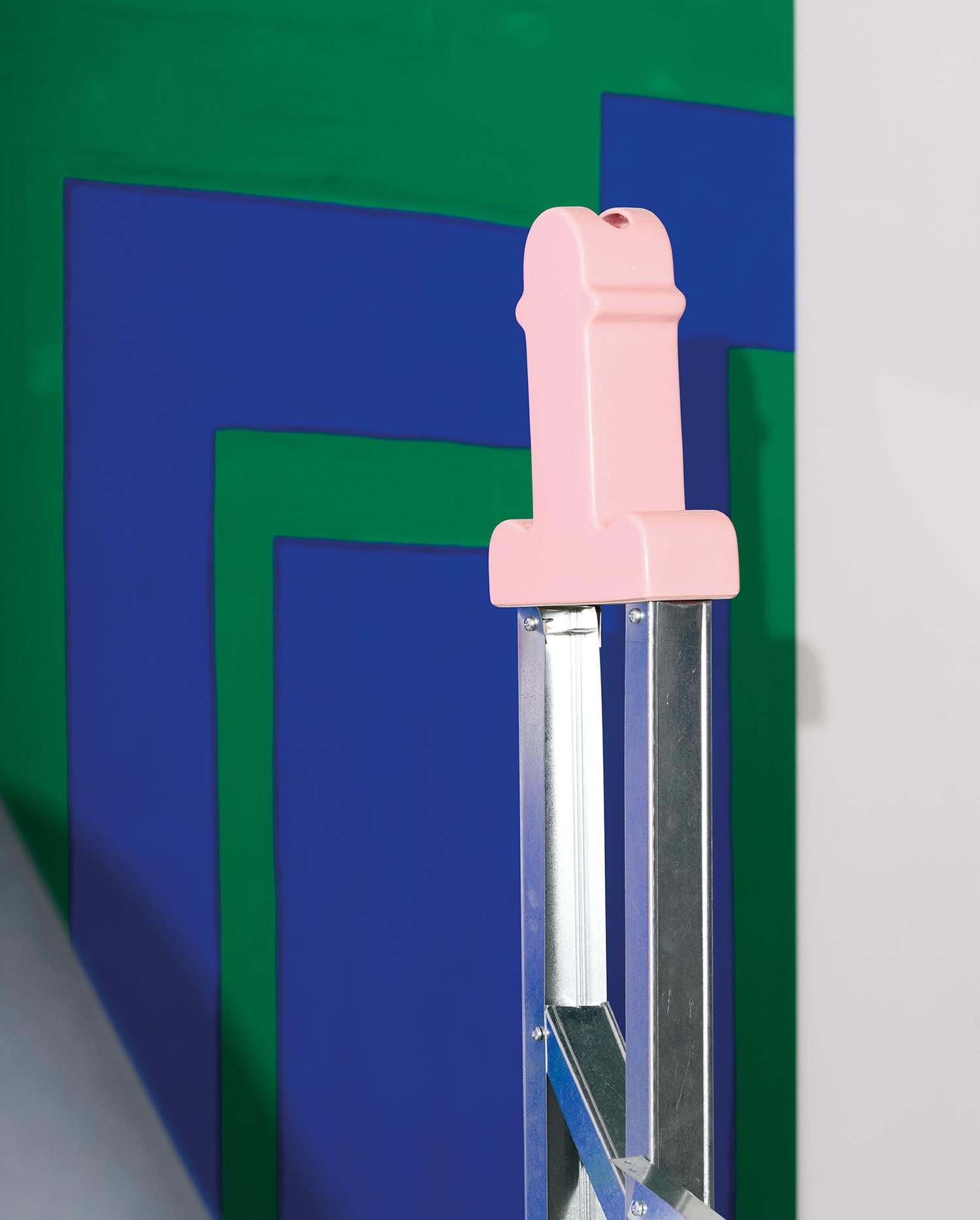 Ettore Sottsass, Shiva Flower Vase, Pink, Glazed Ceramic, Spanish, 20th For Sale 11
