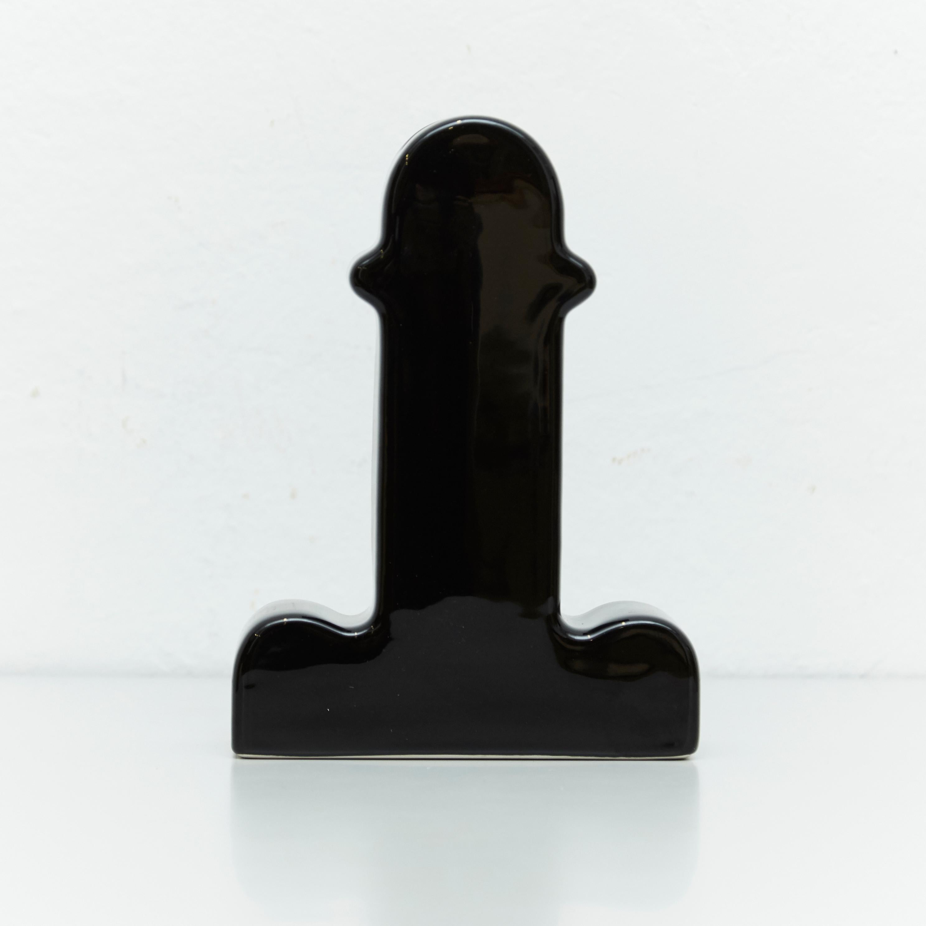 Post-Modern Ettore Sottsass Shiva Limited Edition Black Prototype 1/8
