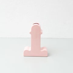 Ettore Sottsass Shiva Pink Ceramic Vase