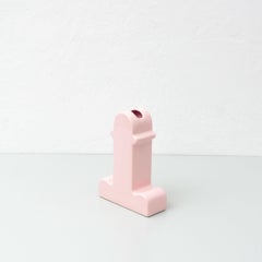 Ettore Sottsass Shiva Pink Ceramic Vase