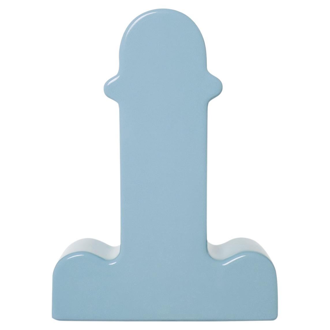 Ettore Sottsass, Shiva Vase, Bright Blue, Glazed Ceramic, Spain, XXth