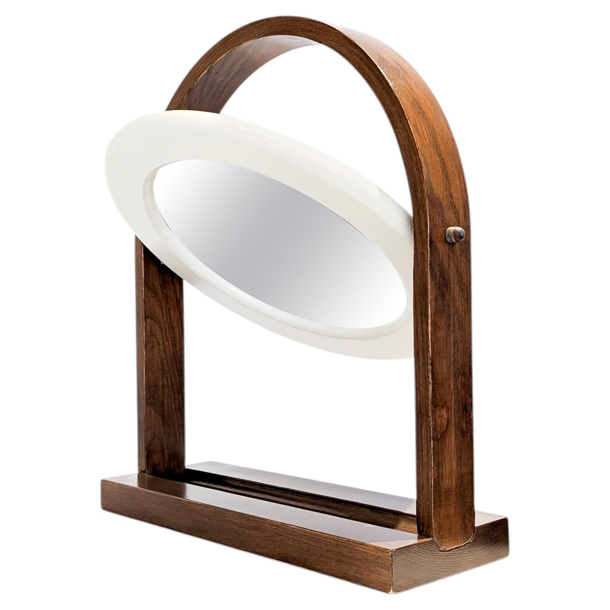 Ettore Sottsass SP63 Sandretta Table Mirror for Poltronova / C.1960 For Sale