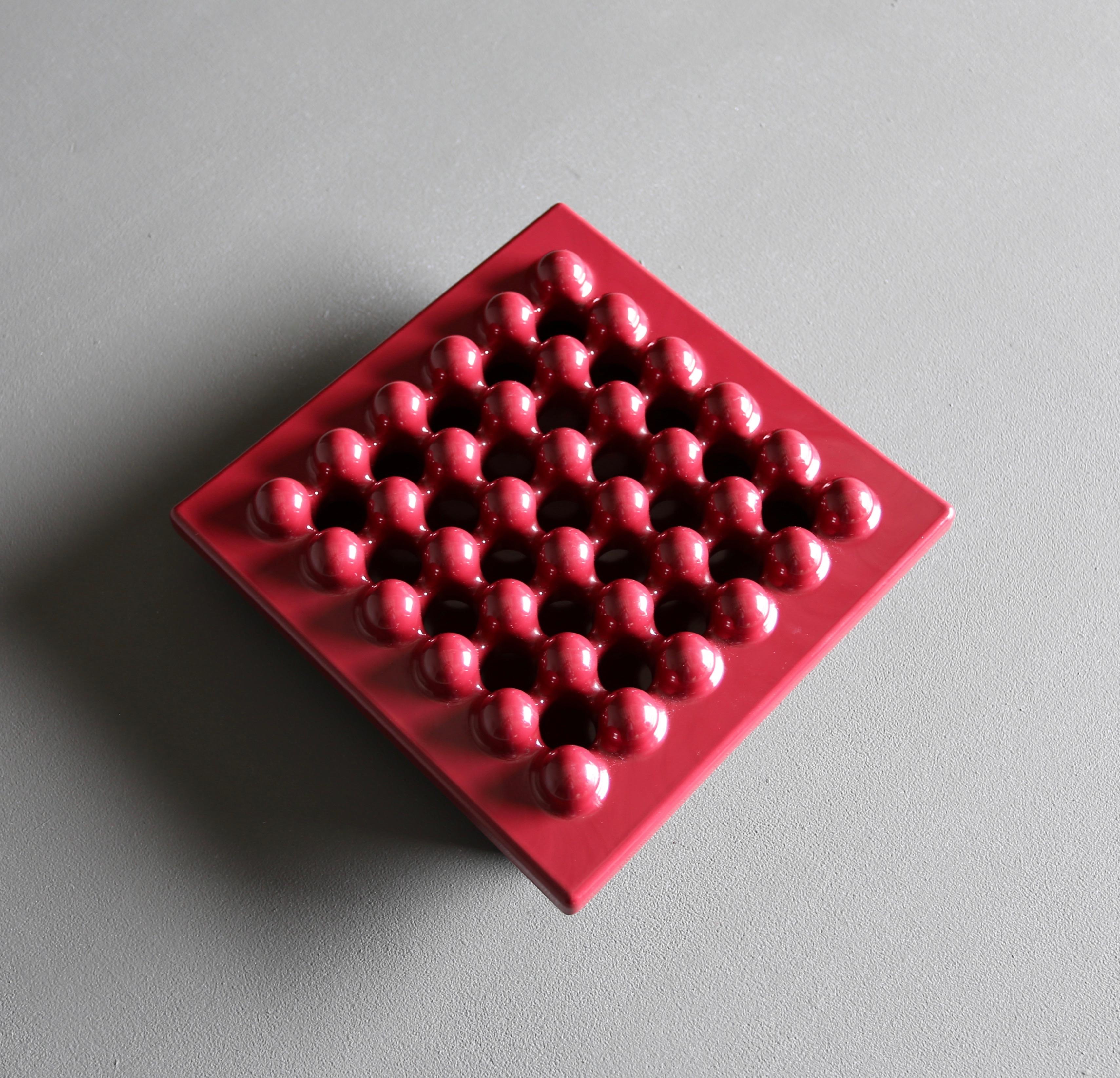 Ettore Sottsass Synthesis ashtray or box for Olivetti, circa 1970.