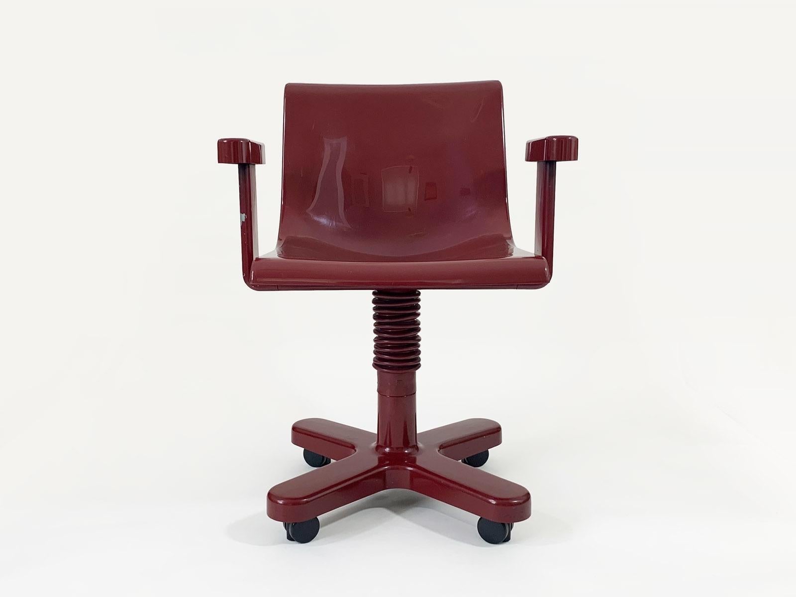 Post-Modern Ettore Sottsass Synthesis Desk Chair, Olivetti, Italy, 1973 For Sale