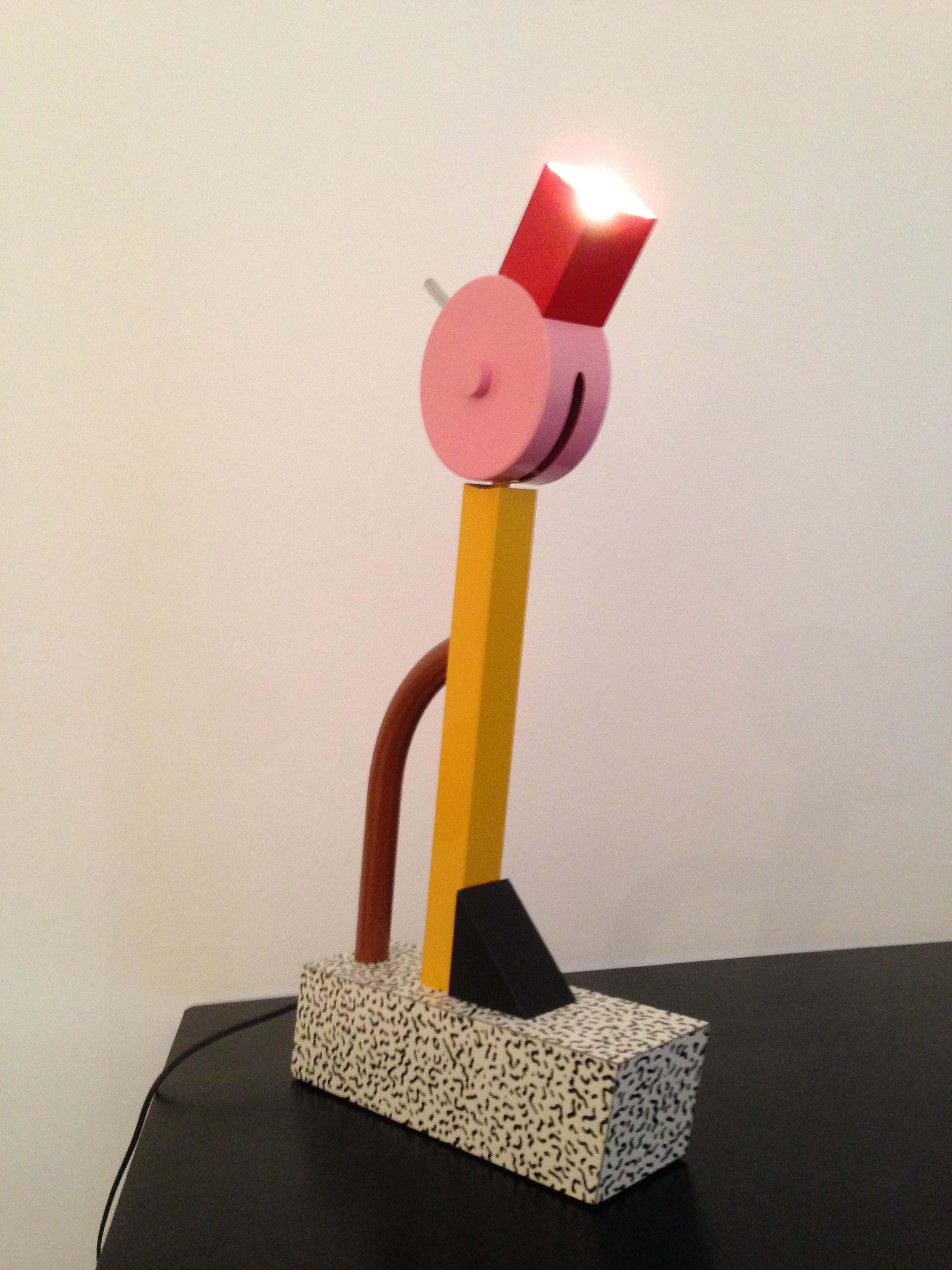 Late 20th Century Ettore Sottsass Tahiti Table Lamp by Memphis Srl For Sale