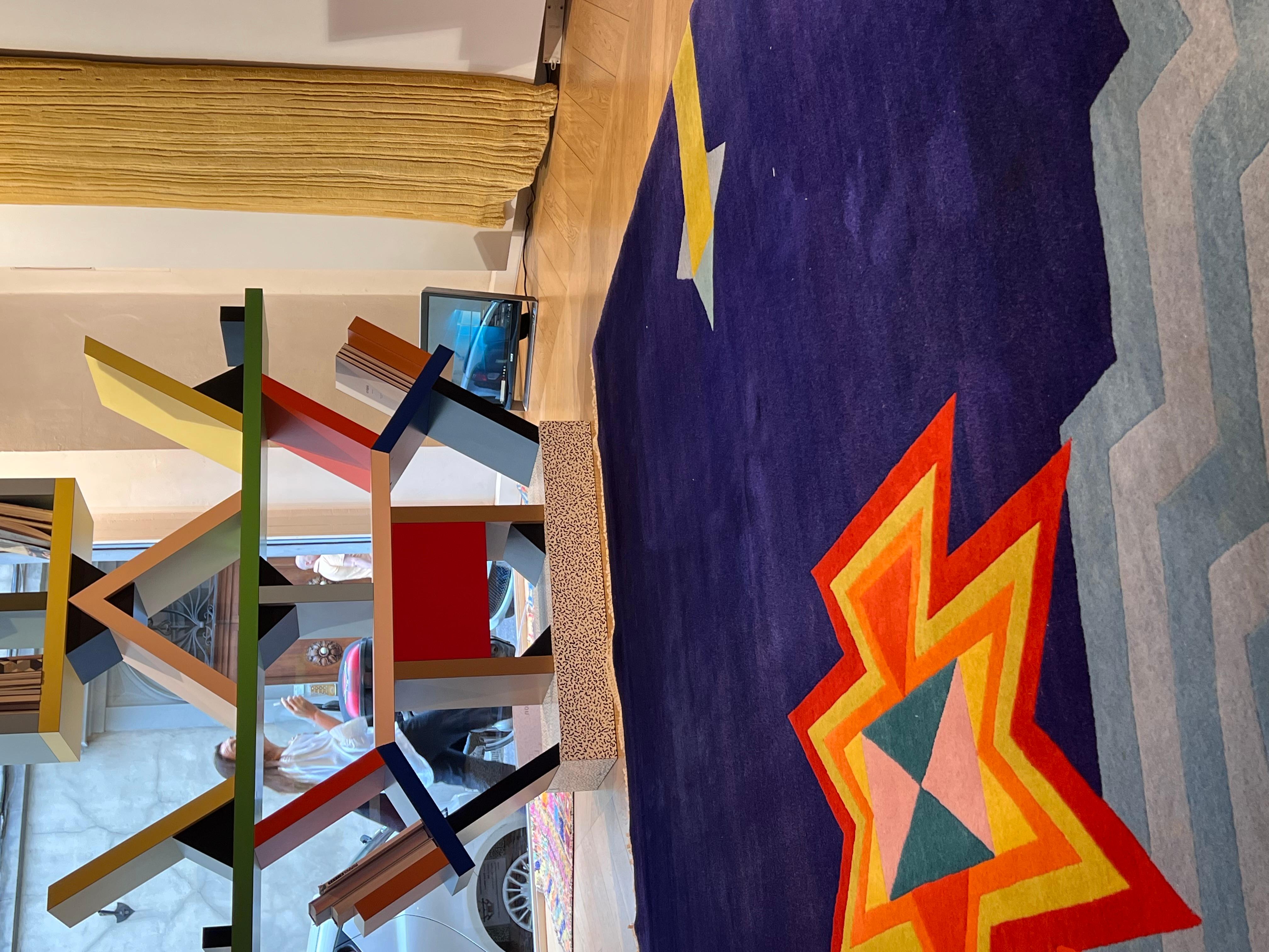 Ettore Sottsass  teppich für Max  Ausgabe  Atelier von Elio Palmisano   im Angebot 9