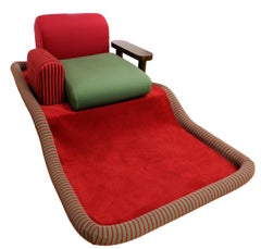 Ettore Sottsass “Tappeto Volante” Armchair For Bedding Brevetti, Italy, 1974