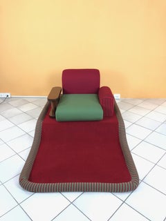 Ettore Sottsass “Tappeto Volante” Armchair for Bedding Brevetti, Italy, 1974