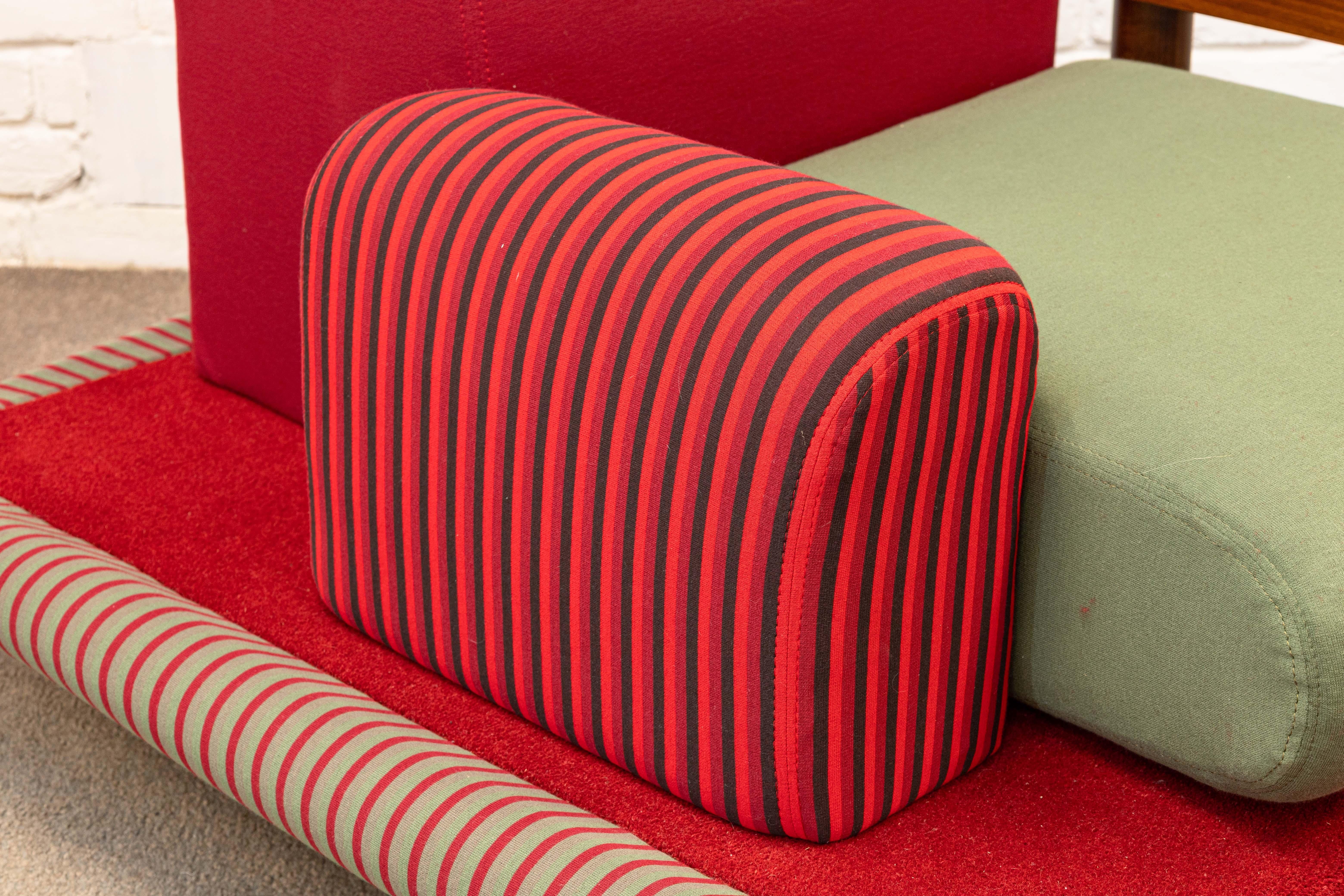 Velvet Ettore Sottsass Tappeto Volante Flying Carpet Chair Bedding Brevetti Italy 1972 For Sale