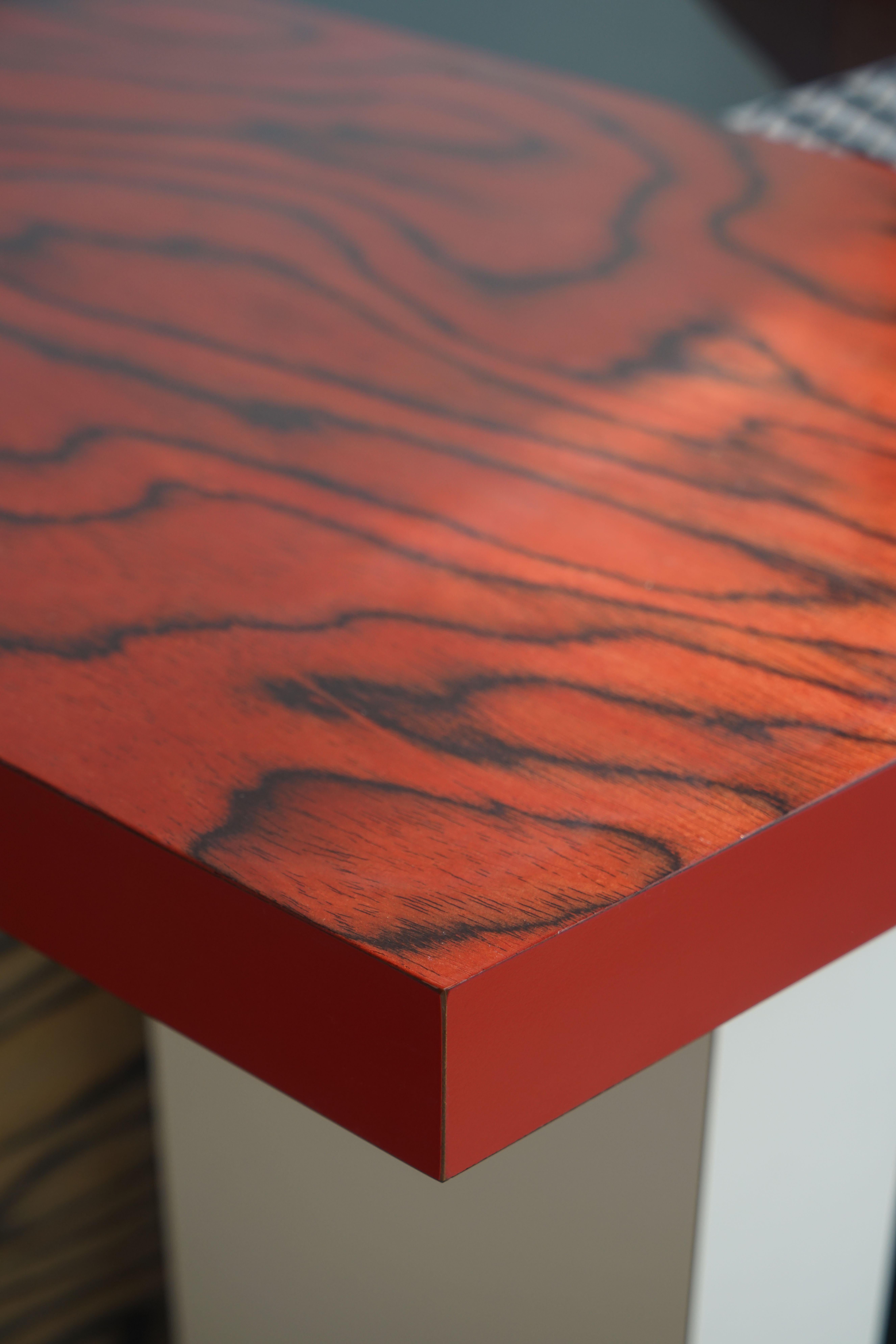 Ettore Sottsass Tartar console table for Memphis Milano Collection For Sale 4