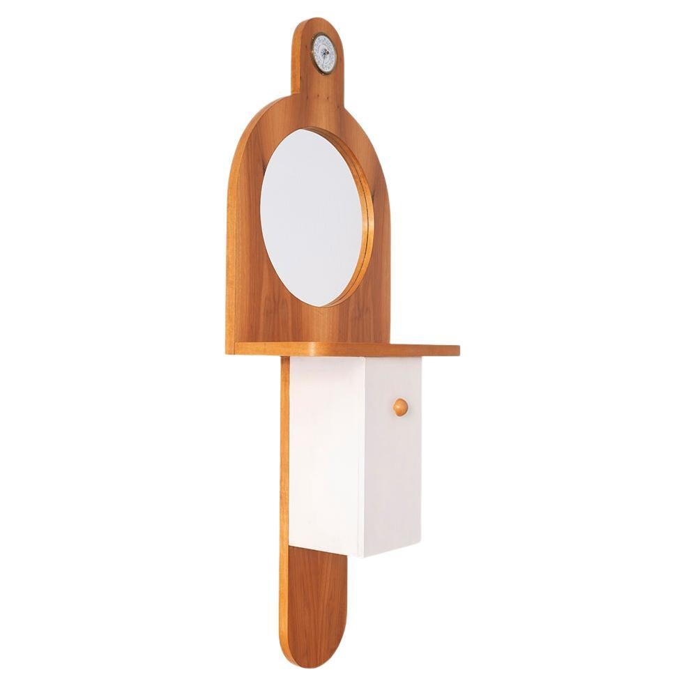 Ettore Sottsass Tempus Armadio a muro in Wood by Poltronova 1960s in vendita