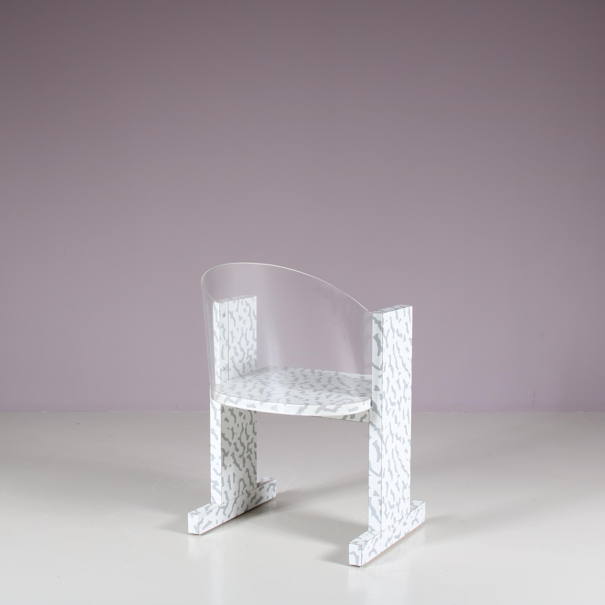 Ettore Sottsass “Teodora” Side Chair by Vitra, Germany, 1980 7