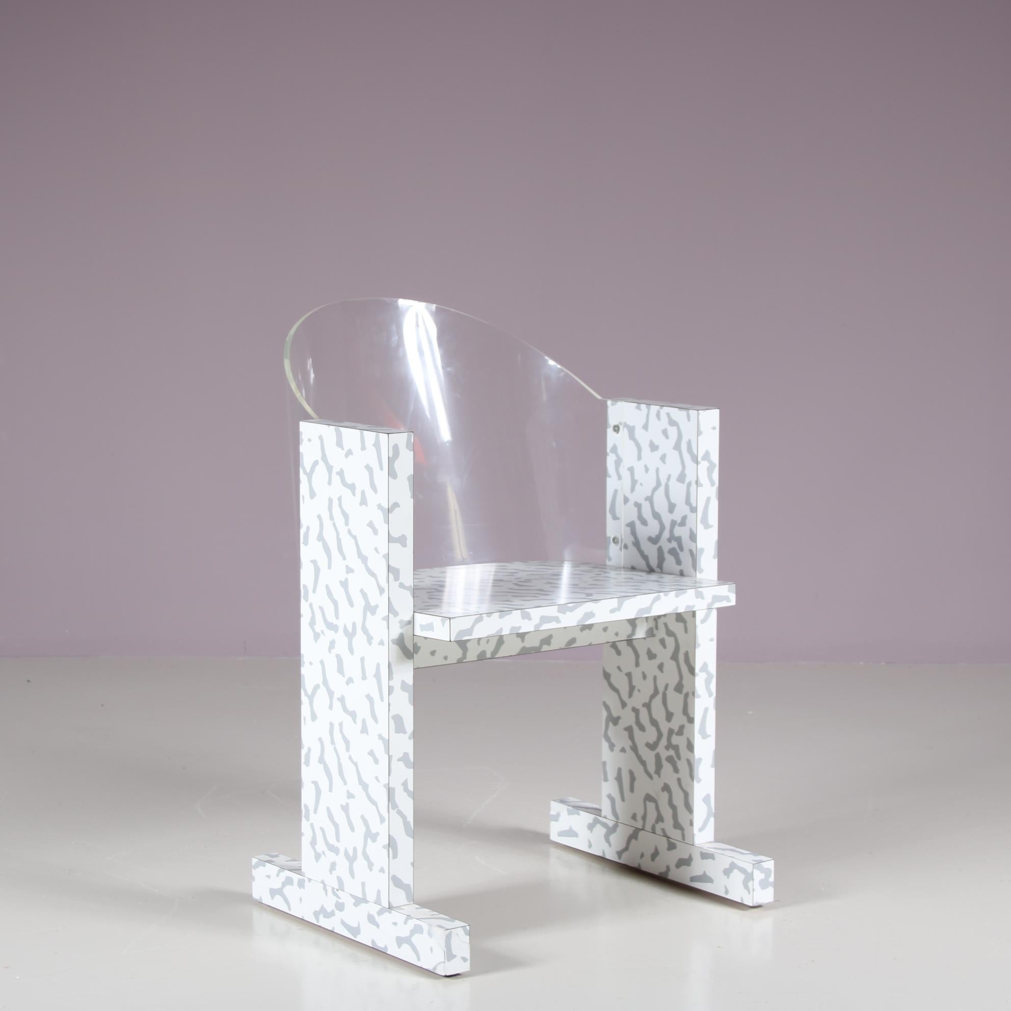 Ettore Sottsass “Teodora” Side Chair by Vitra, Germany, 1980 1