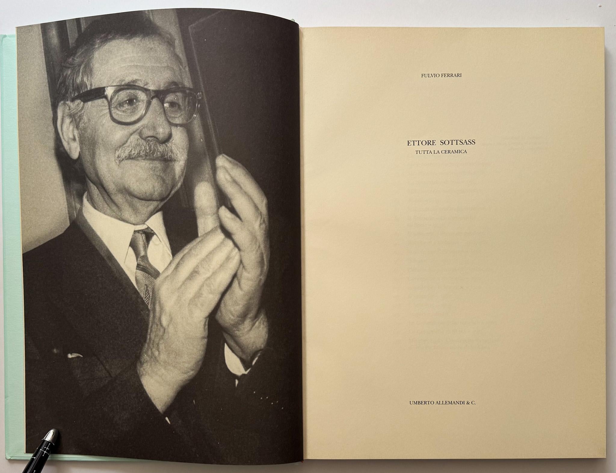 Italian Ettore Sottsass: Tutta La Ceramica For Sale