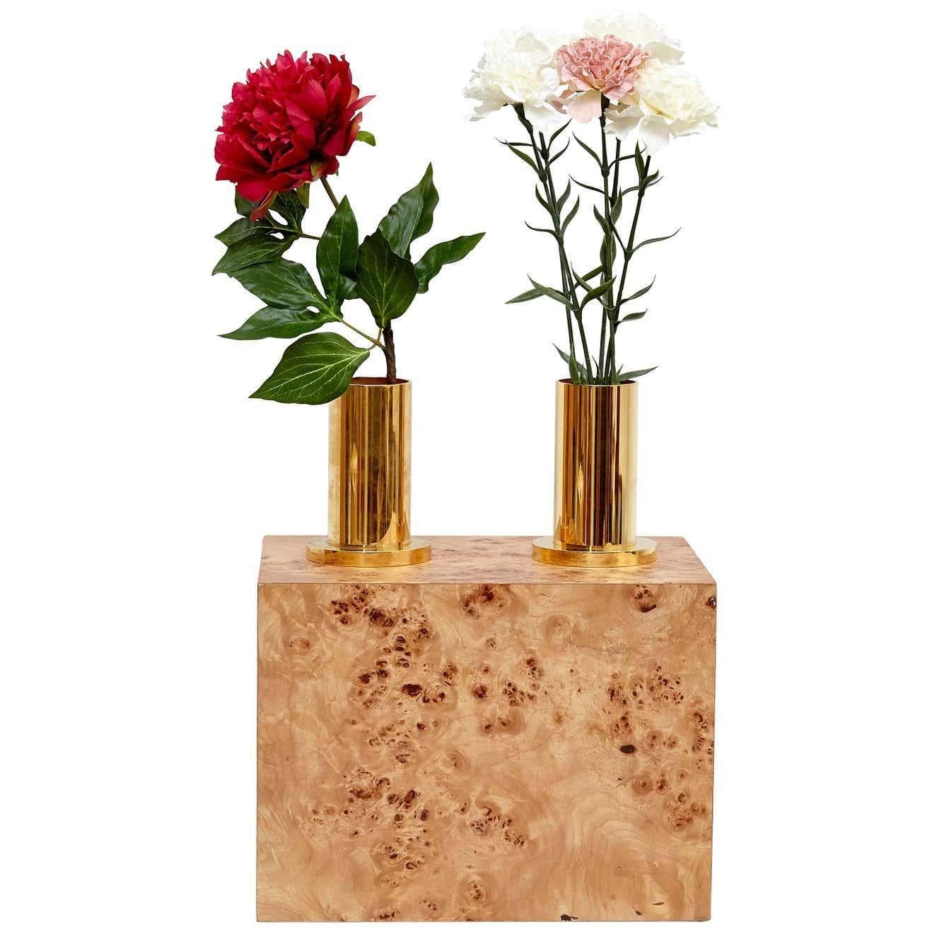 Ettore Sottsass Veintisiete maderas para un jarrón chino de flores artificiales A en venta 8