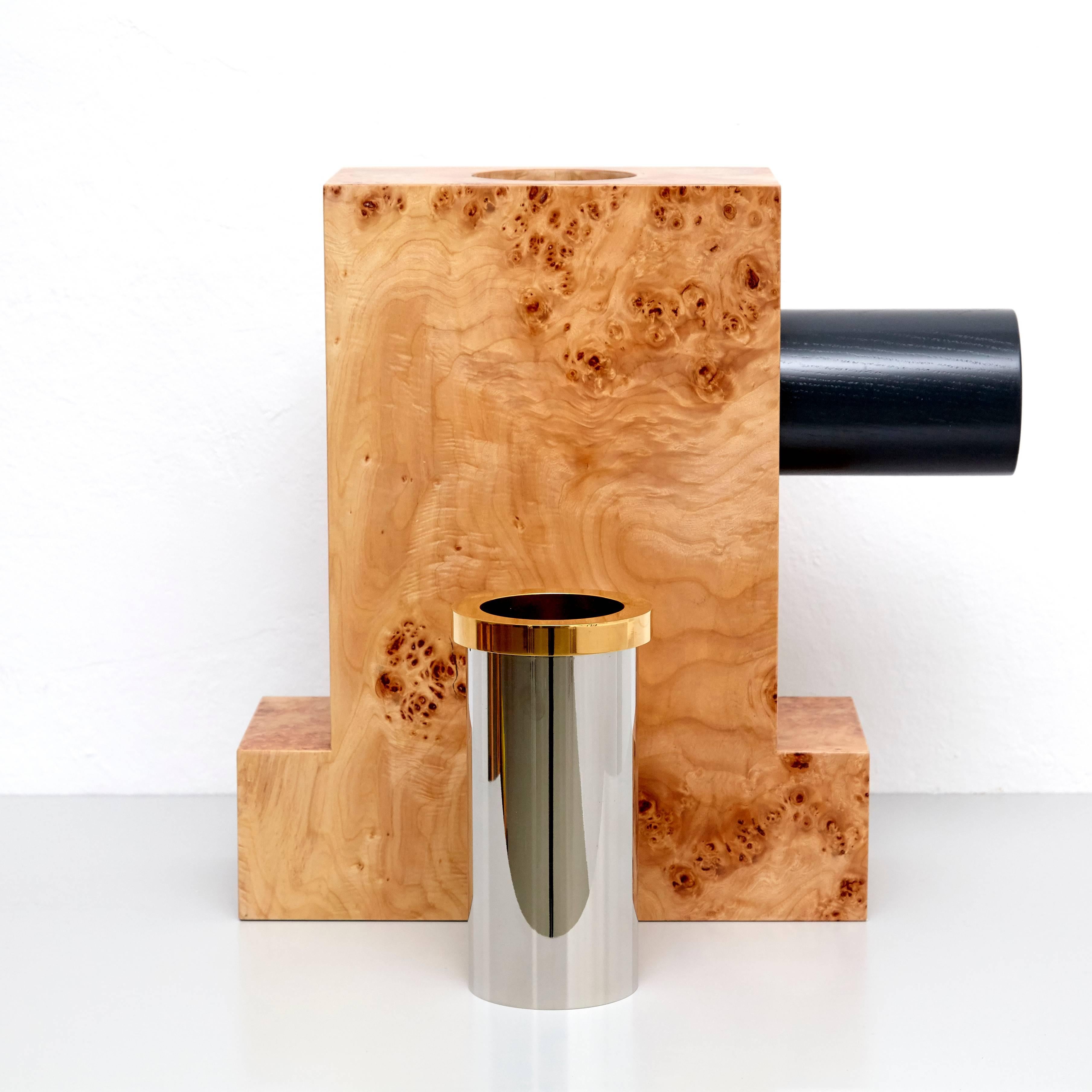Ettore Sottsass Twenty-Seven Woods for a Chinese Artificial Flower Vase K 2