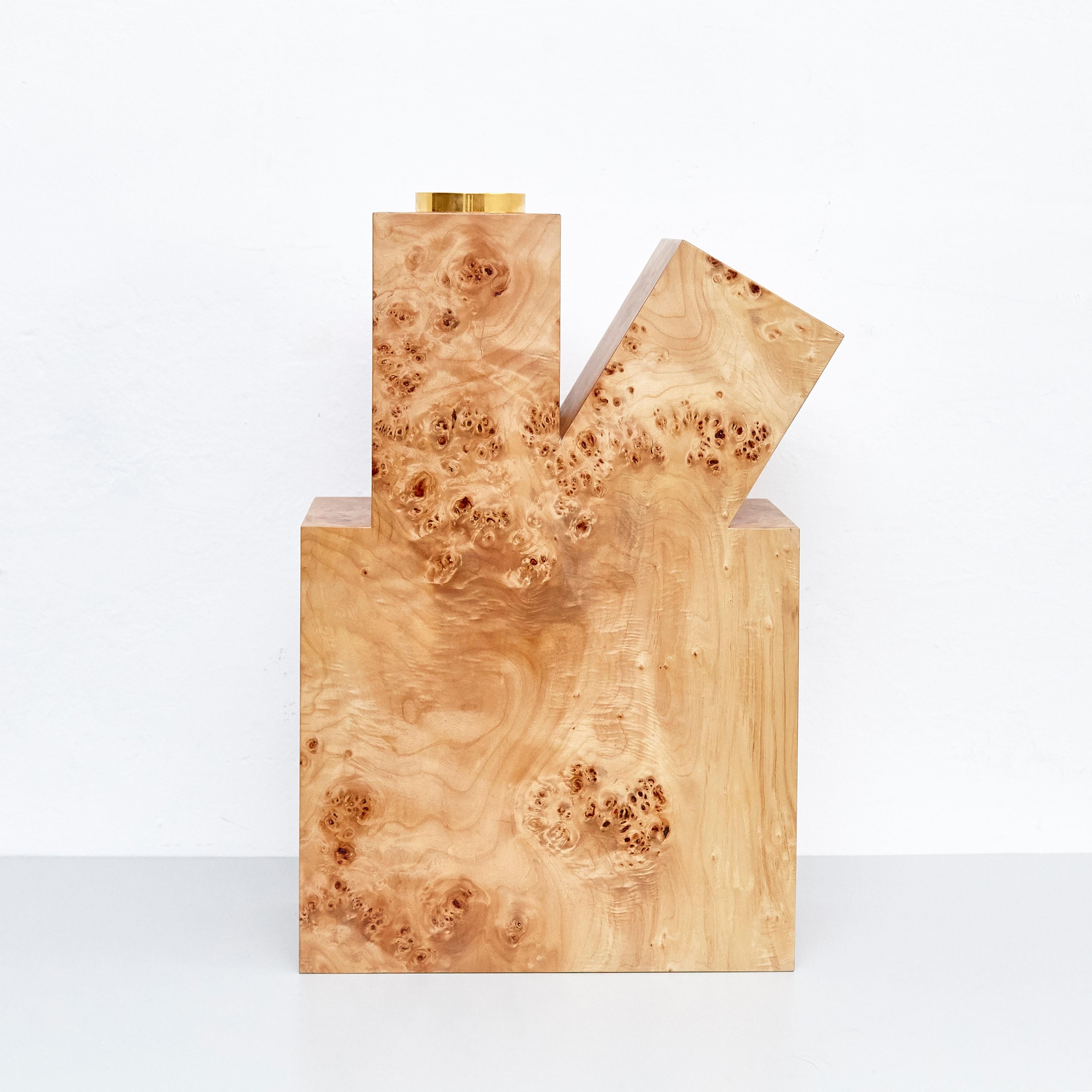 Modern Ettore Sottsass Twenty-Seven Woods for a Chinese Artificial Flower Vase M