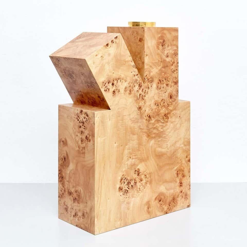 Ettore Sottsass Twenty-Seven Woods pour un vase à fleurs artificielles chinoises M 1