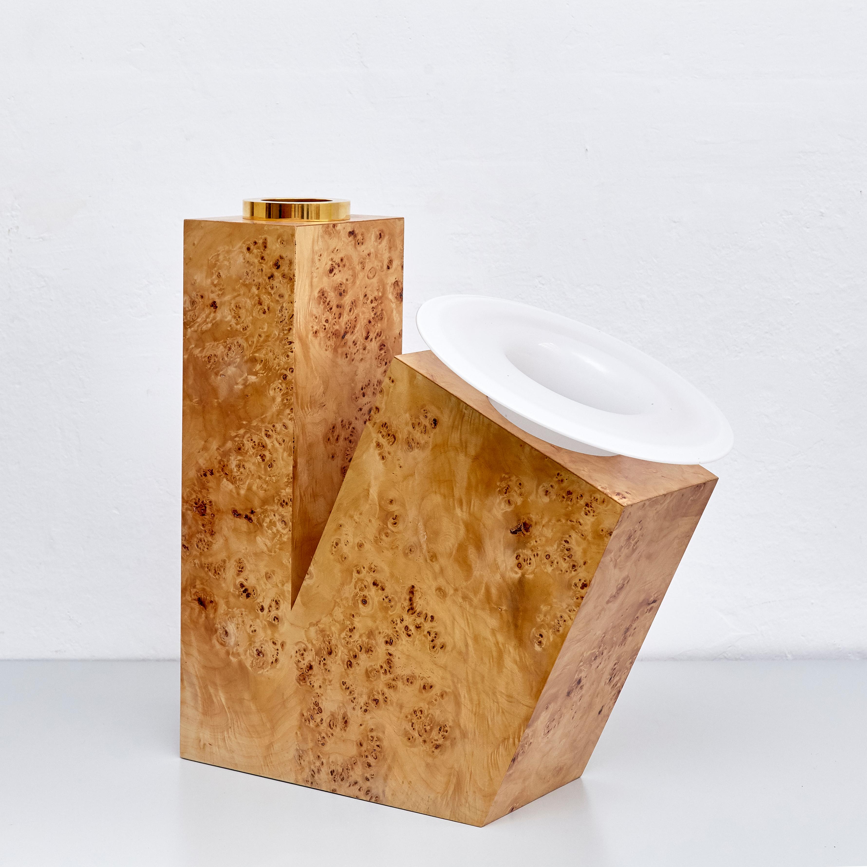 Modern Ettore Sottsass Twenty-Seven Woods for a Chinese Artificial Flower Vase T