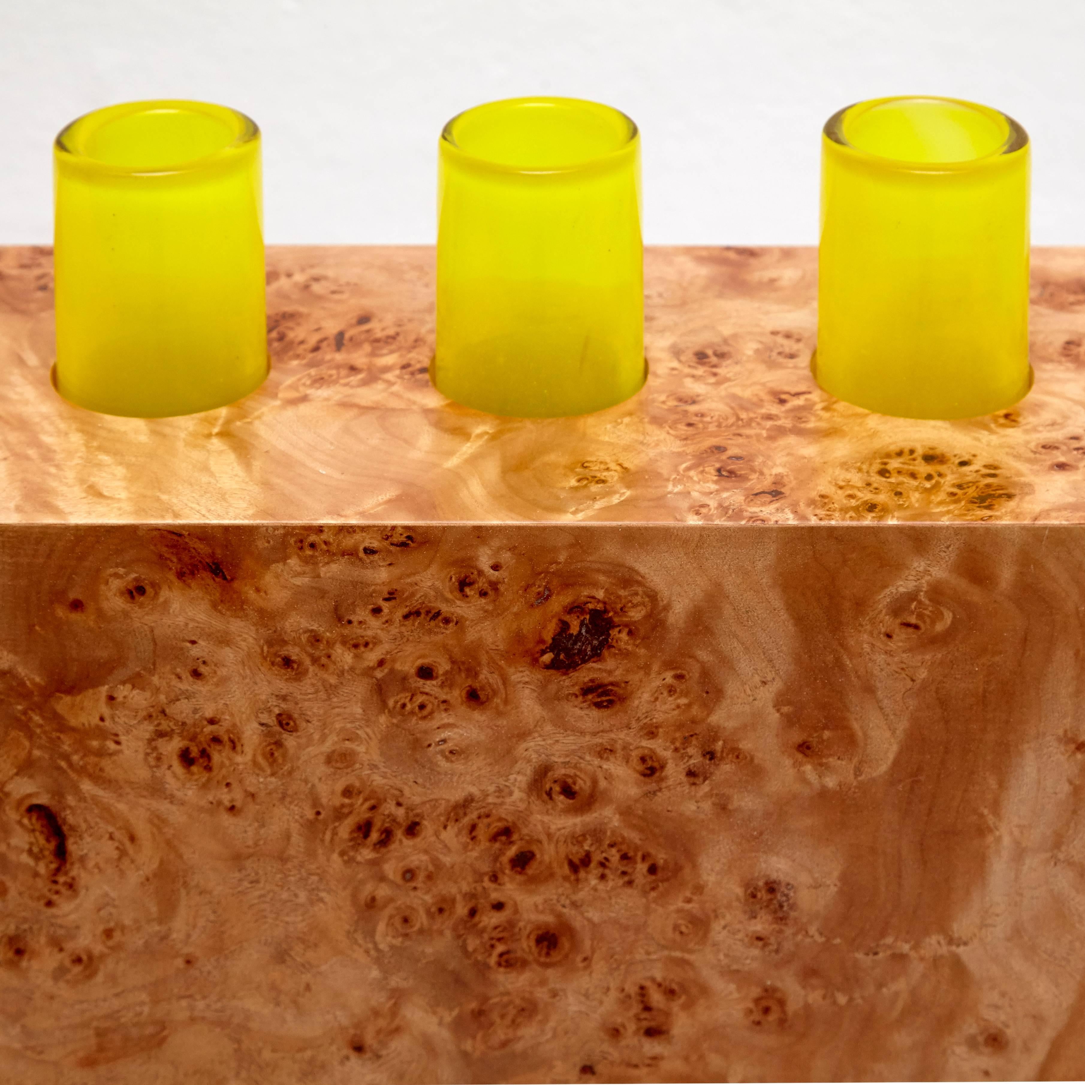 Ettore Sottsass Twenty-Seven Woods for a Chinese Artificial Flower Vase Z 3