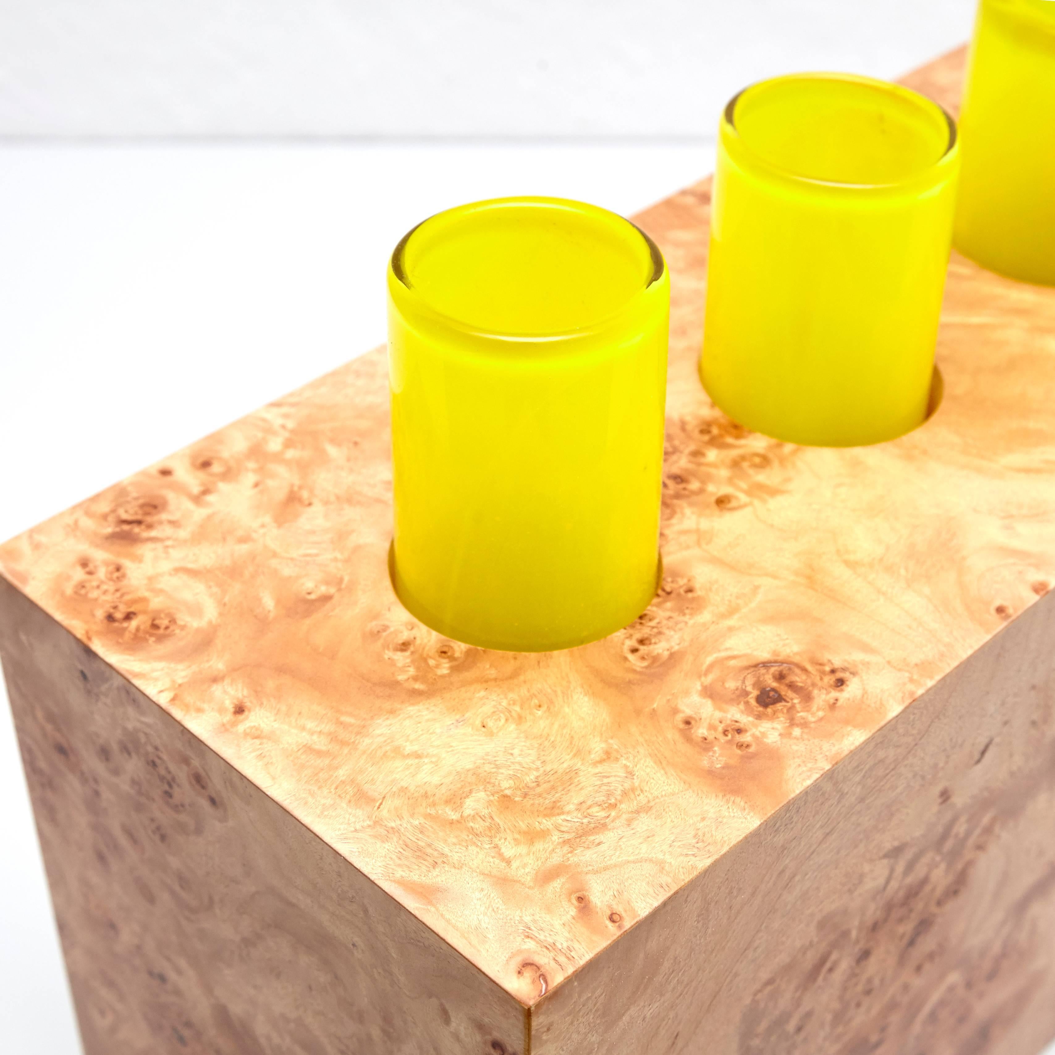 Ettore Sottsass Twenty-Seven Woods for a Chinese Artificial Flower Vase Z 1
