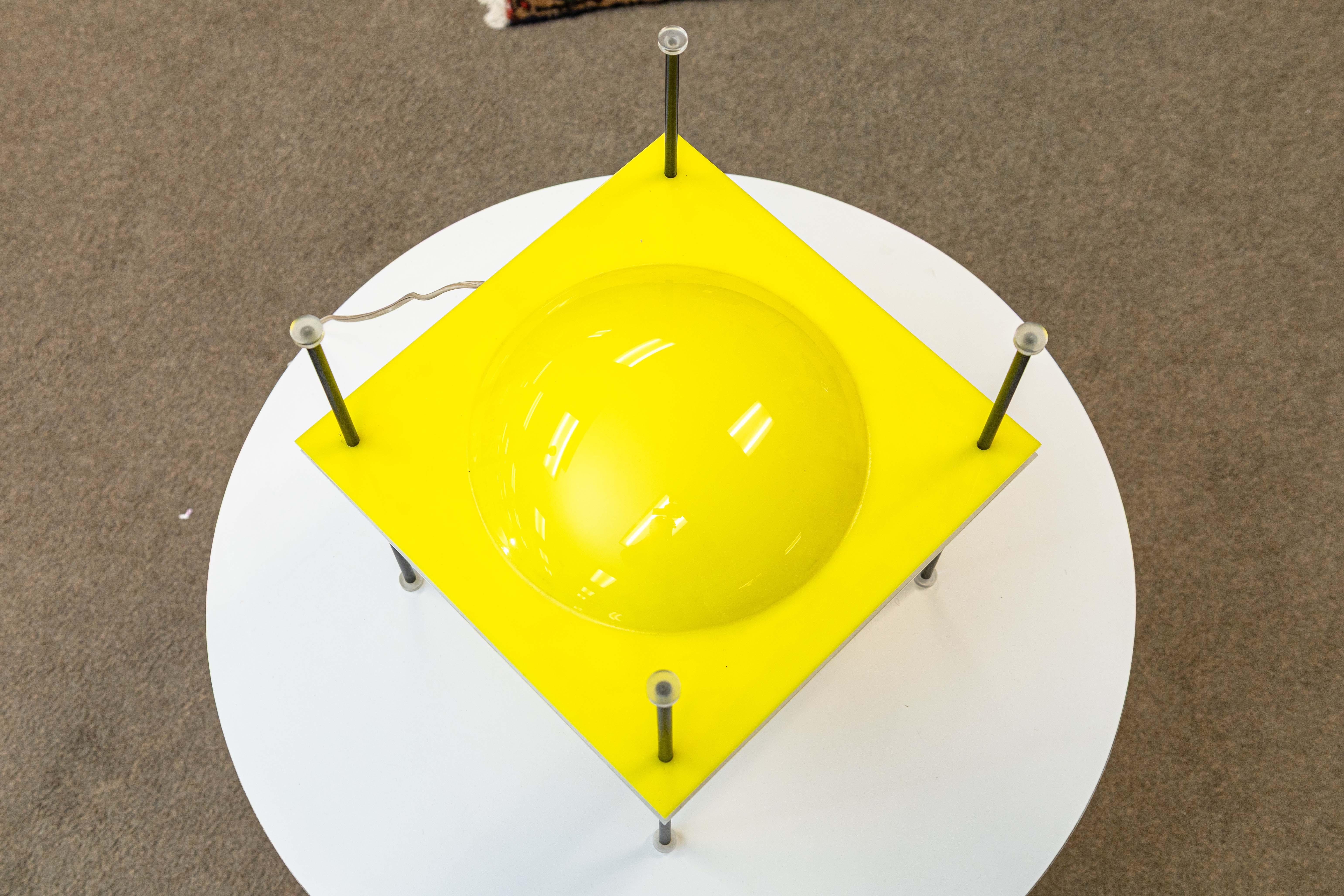 Italian Ettore Sottsass UFO Lamp Arredoluce Italy 1957 Postmodern Space Age Design For Sale