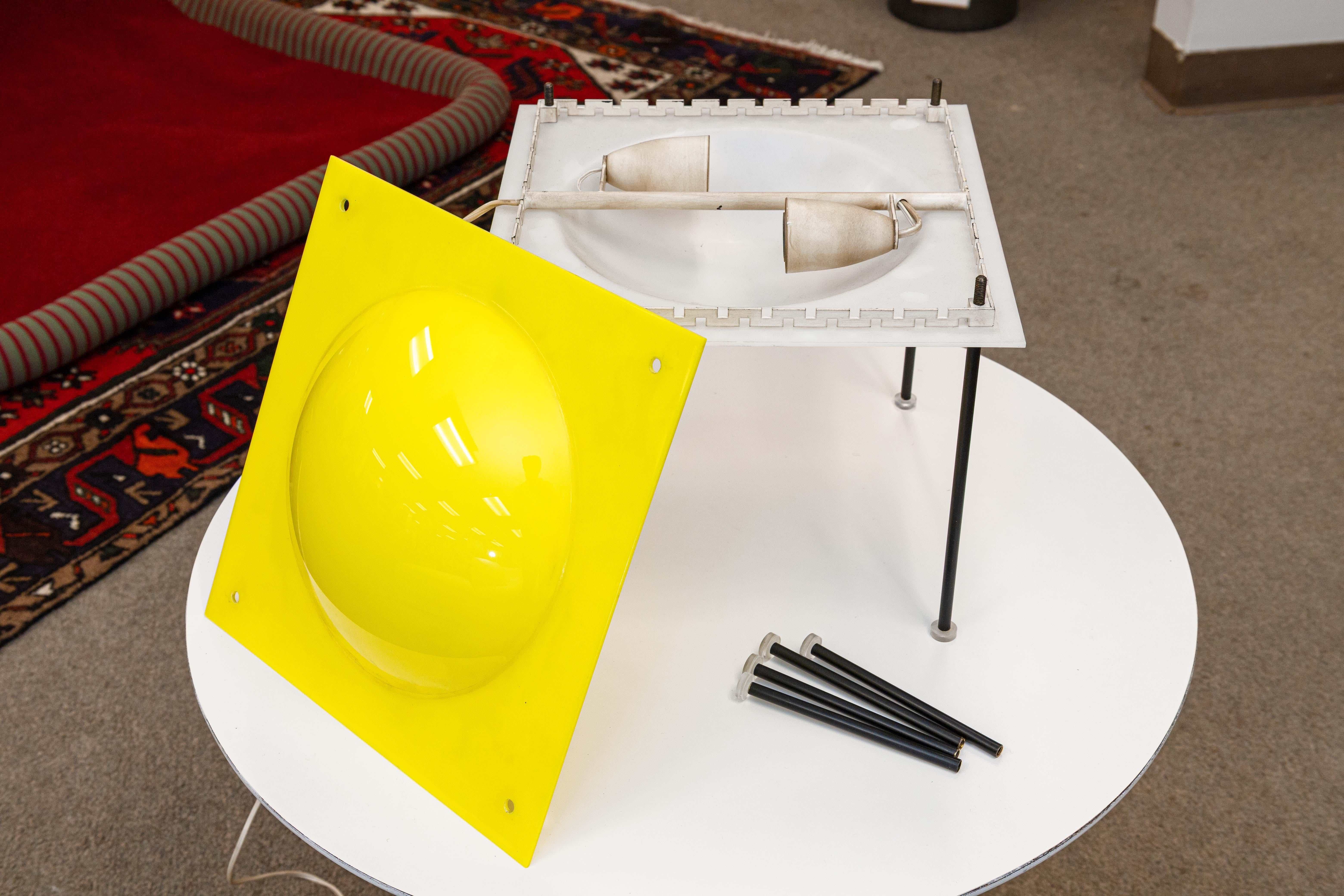 Ettore Sottsass UFO Lamp Arredoluce Italy 1957 Postmodern Space Age Design For Sale 2