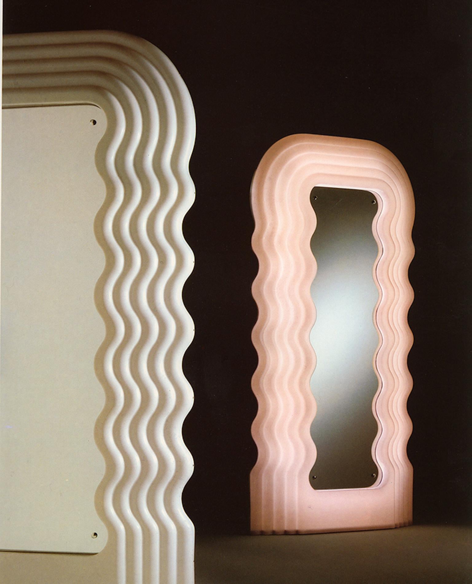 Contemporary Ettore Sottsass Ultrafragola Mirror Prod. Poltronova, Italy