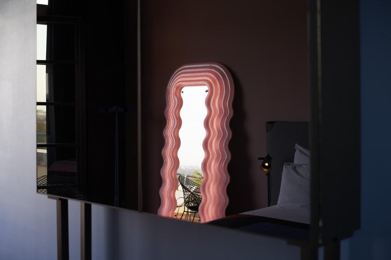 Ultrafragola Mirror/Lamp by Ettore Sottsass for Poltronova, Italy For Sale 3