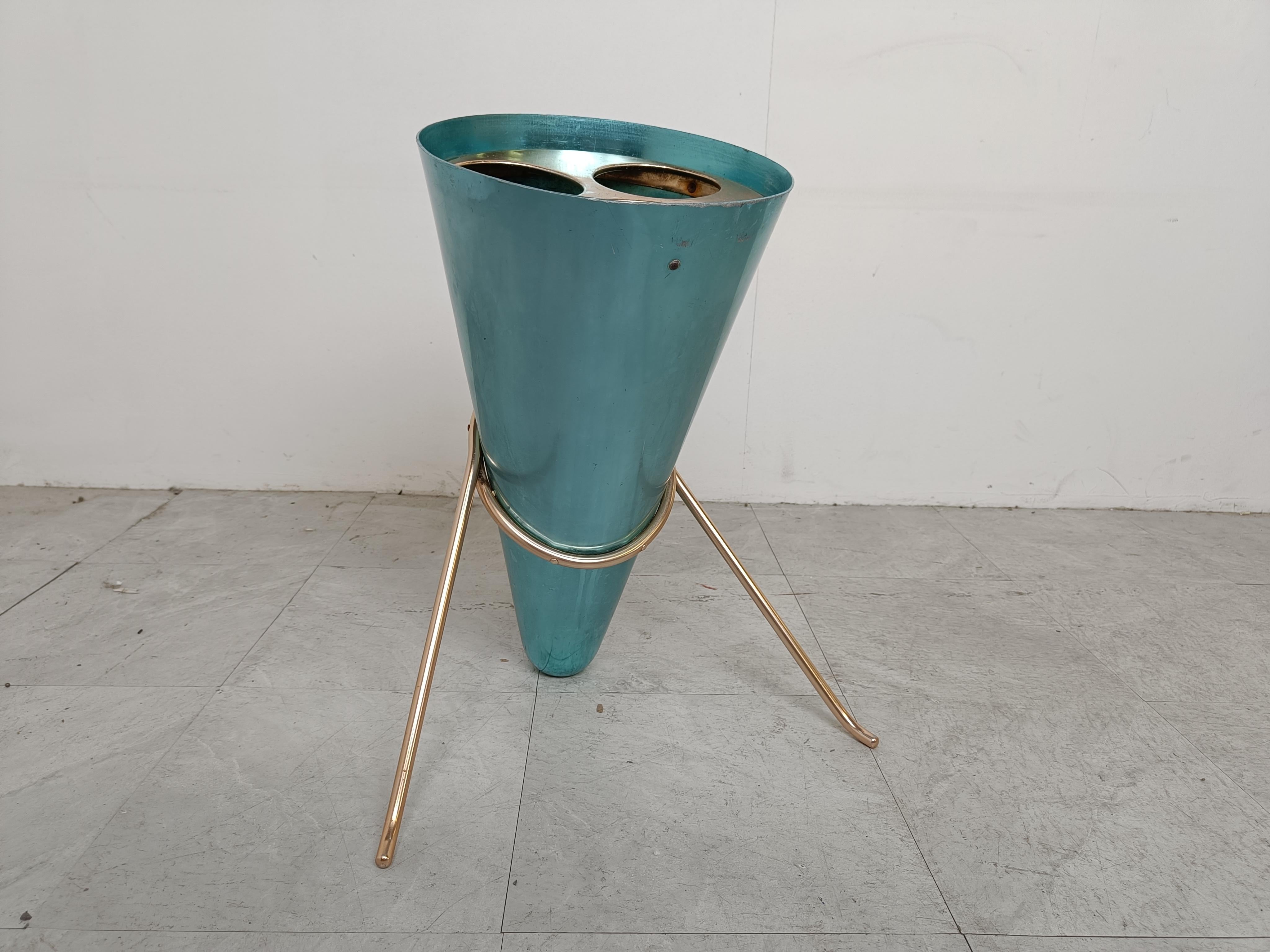 Space Age Ettore Sottsass umbrella holder for Rinnovel Italy 1950's For Sale