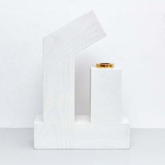 Ettore Sottsass Vaso Alpha, Edizione limitata di 12, Wood, 1995, Italia