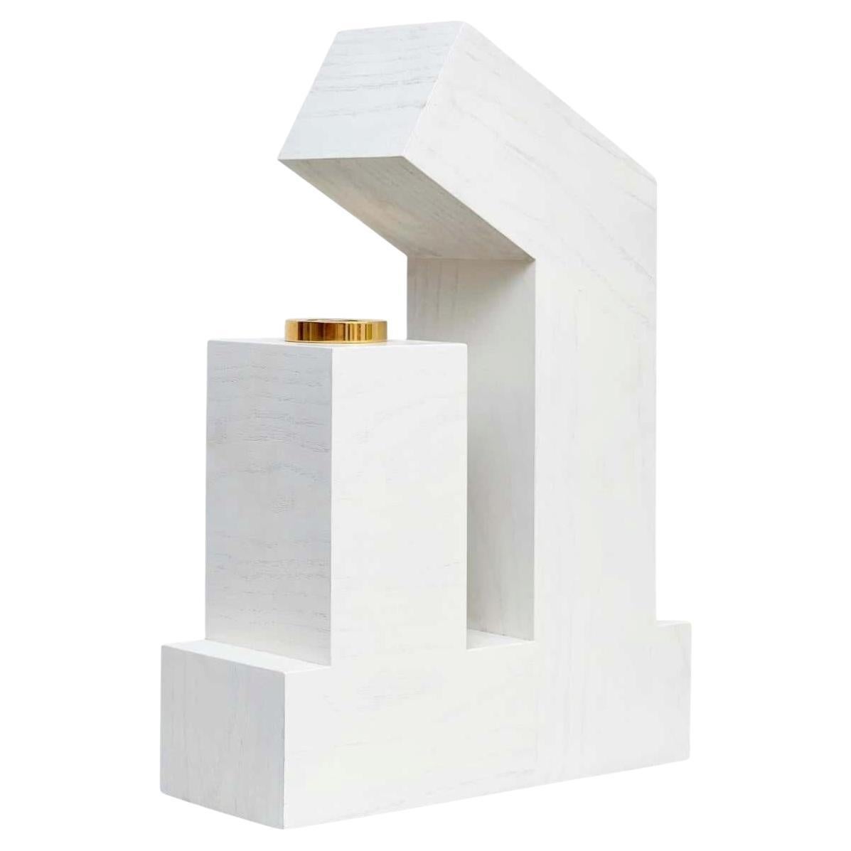 Ettore Sottsass Vaso Alpha, Edizione limitata di 12, Wood, 1995, Italia