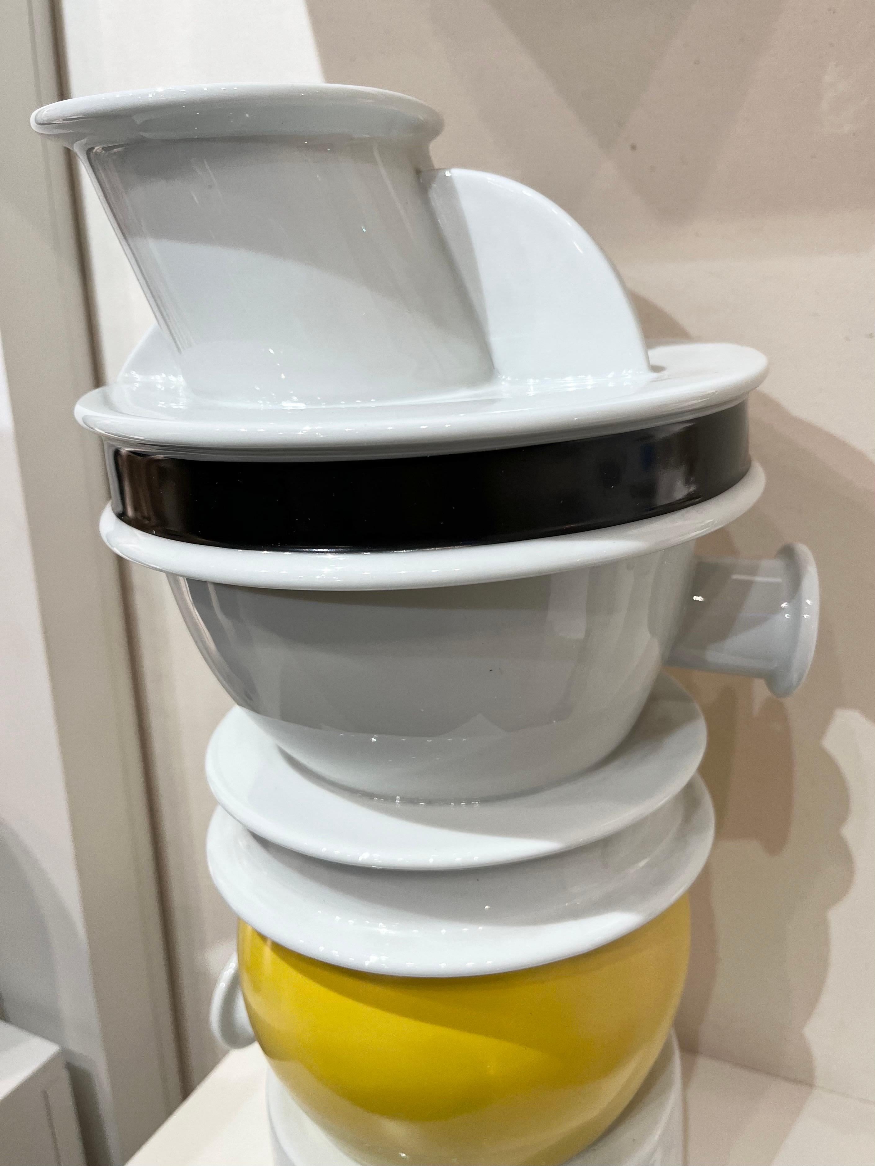 Smaltato Ettore Sottsass, vaso Euphrates in vendita