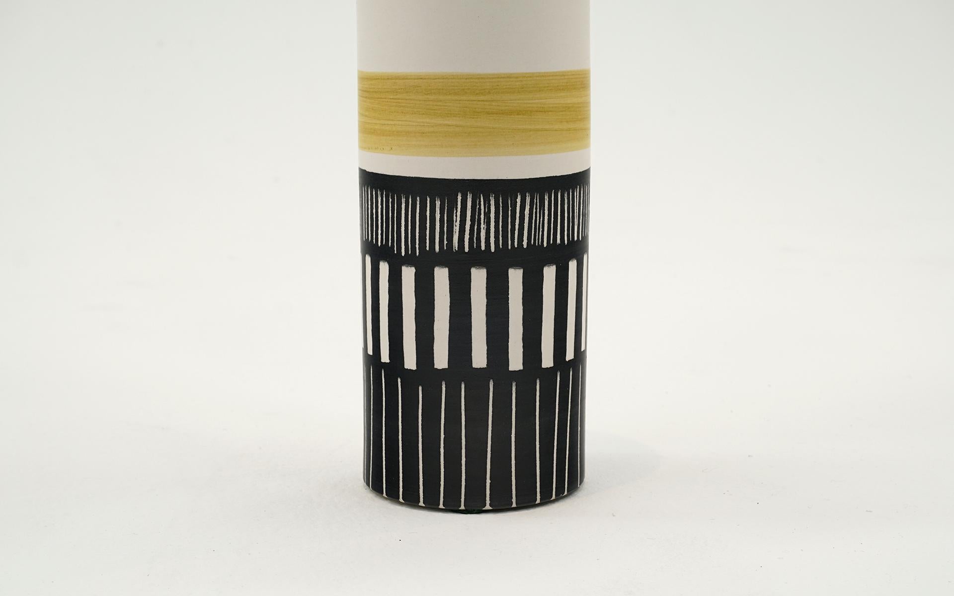 Italian Ettore Sottsass Vase from the Rocchetti series. No. 1 of 20.  Signed For Sale