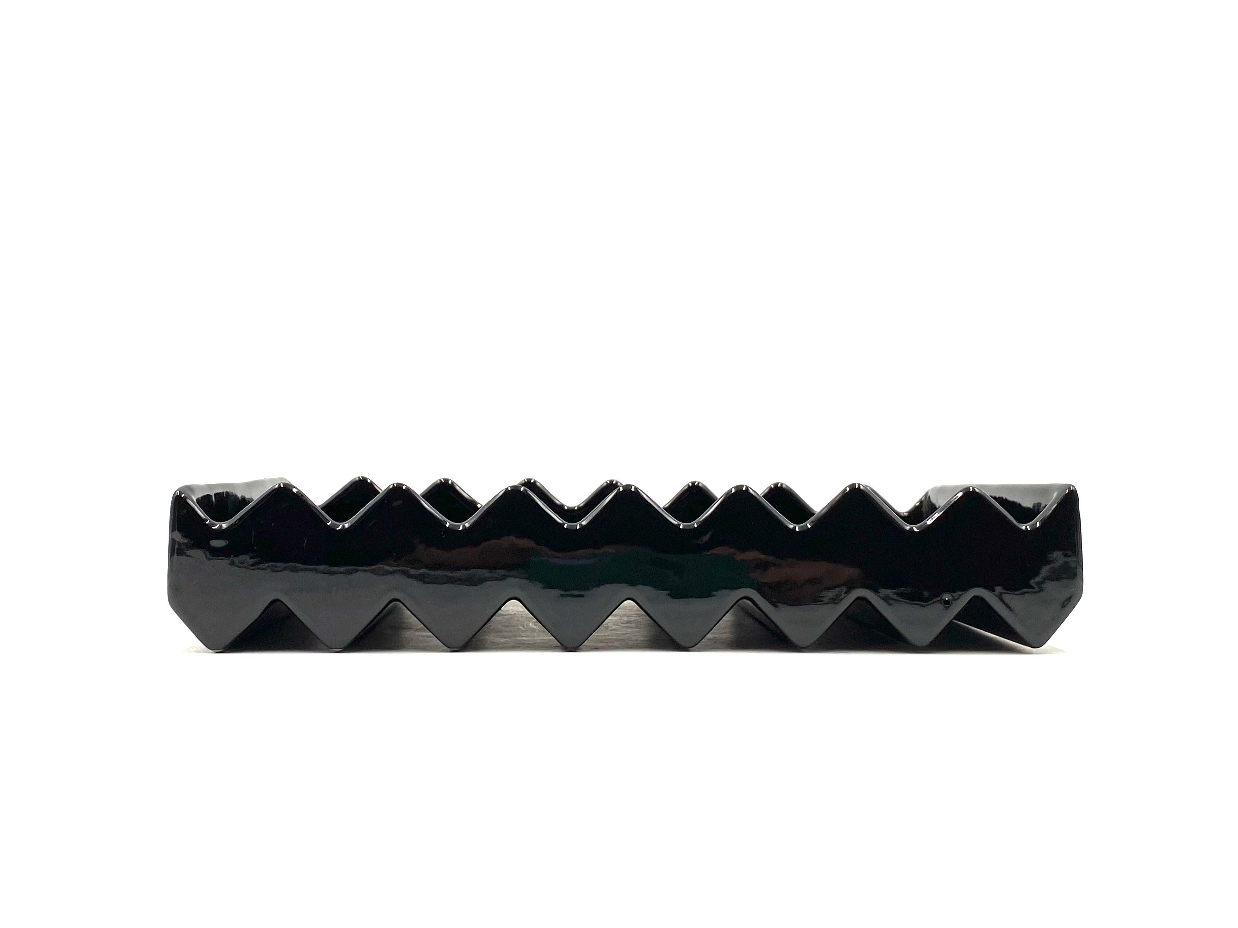 Ceramic Ettore Sottsass, Vide-Poche / Tray Mod. Y24 from the Yantra Series, Italy, 1969 For Sale
