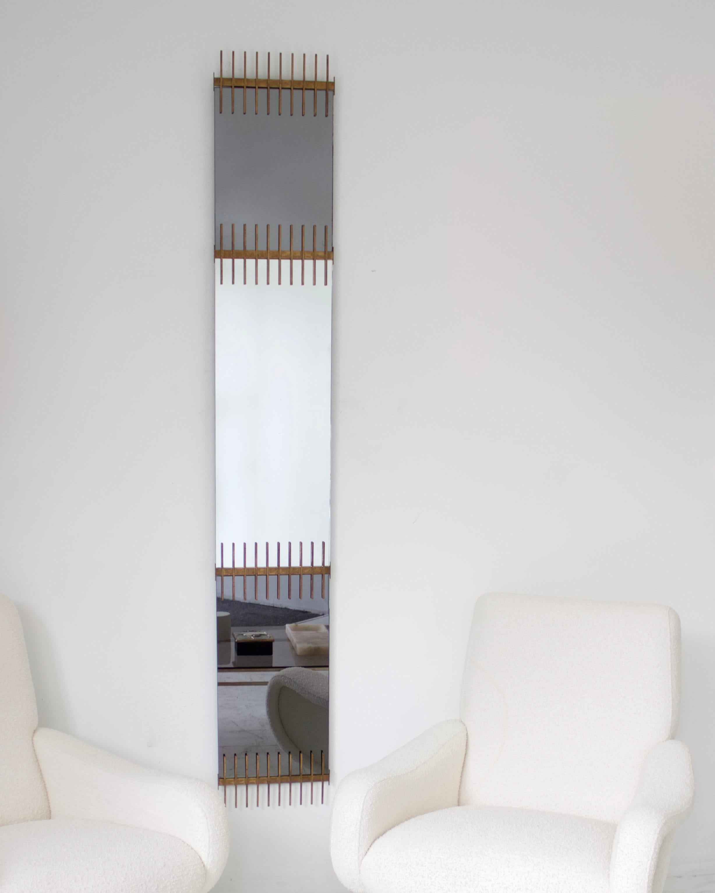 Ettore Sottsass Wall Mirror Made by Santambrogio e De Berti c 1950 1
