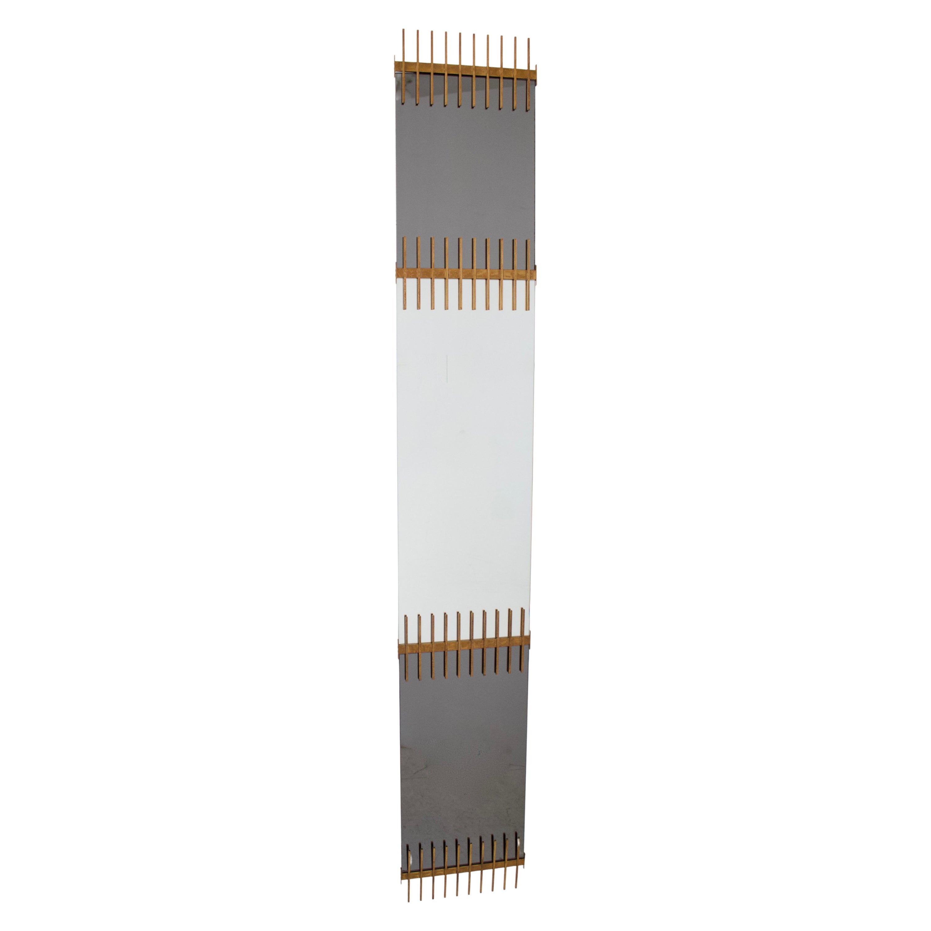 Ettore Sottsass Wall Mirror Made by Santambrogio e De Berti c 1950