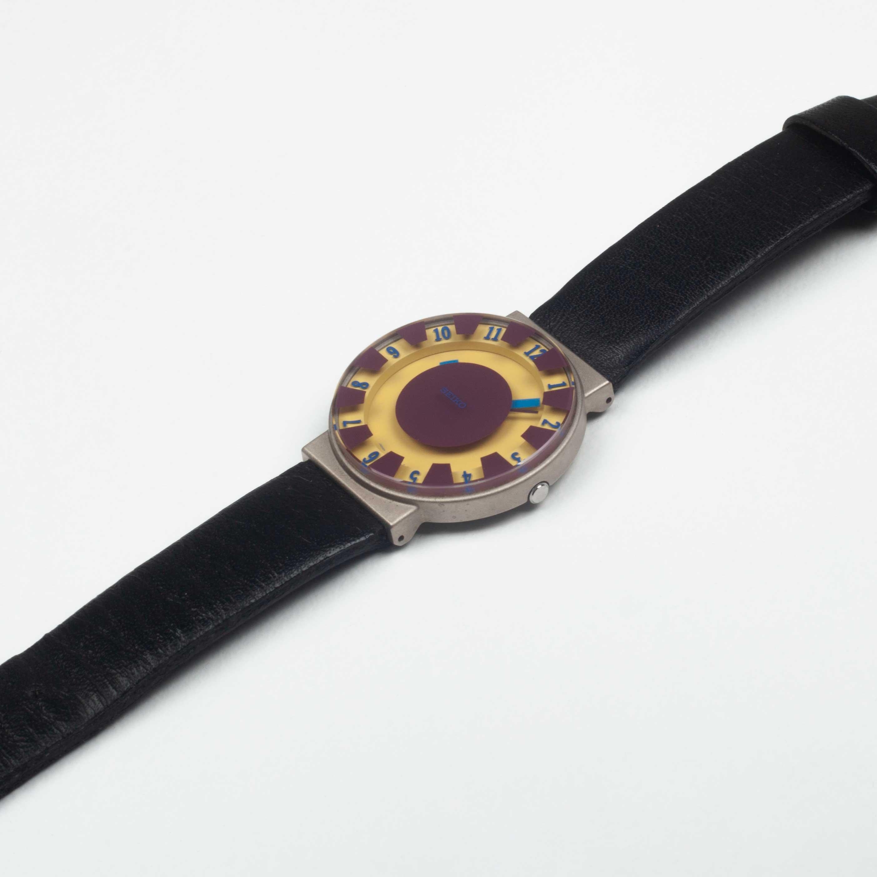 Japanese Ettore Sottsass Watch, Collection Sottsass for Seiko, Japan, 1993