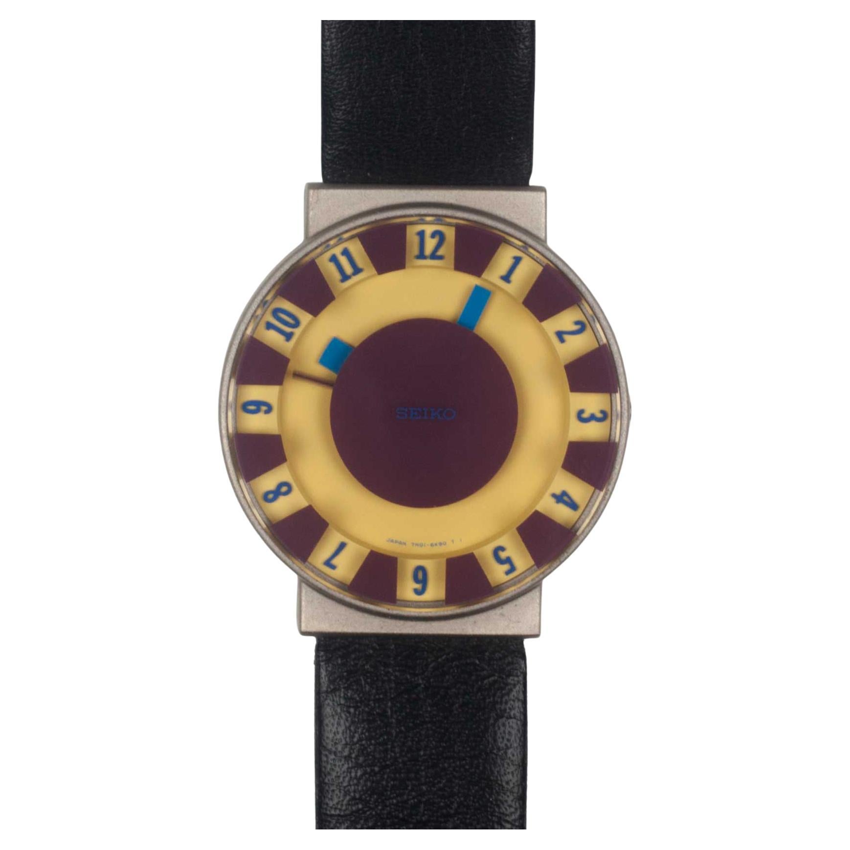 Ettore Sottsass Watch, Collection Sottsass for Seiko, Japan, 1993